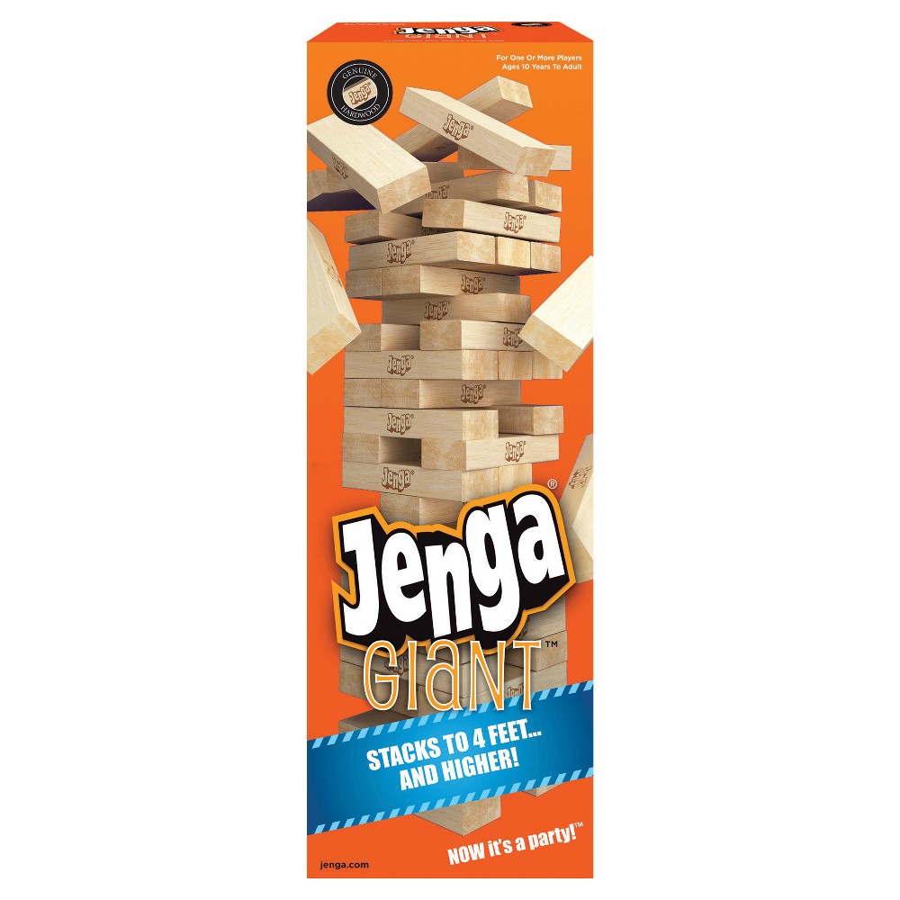 UPC 856032003041 product image for Jenga Genuine Hardwood Jenga Giant, Multi-Colored | upcitemdb.com
