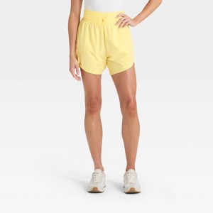 Women's Flex Woven High-Rise Shorts 5" - All In Motion™ - 1 of 3