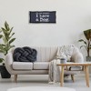 Stupell Industries Not Single Have a Dog Black Framed Floater Canvas Wall Art - 2 of 4