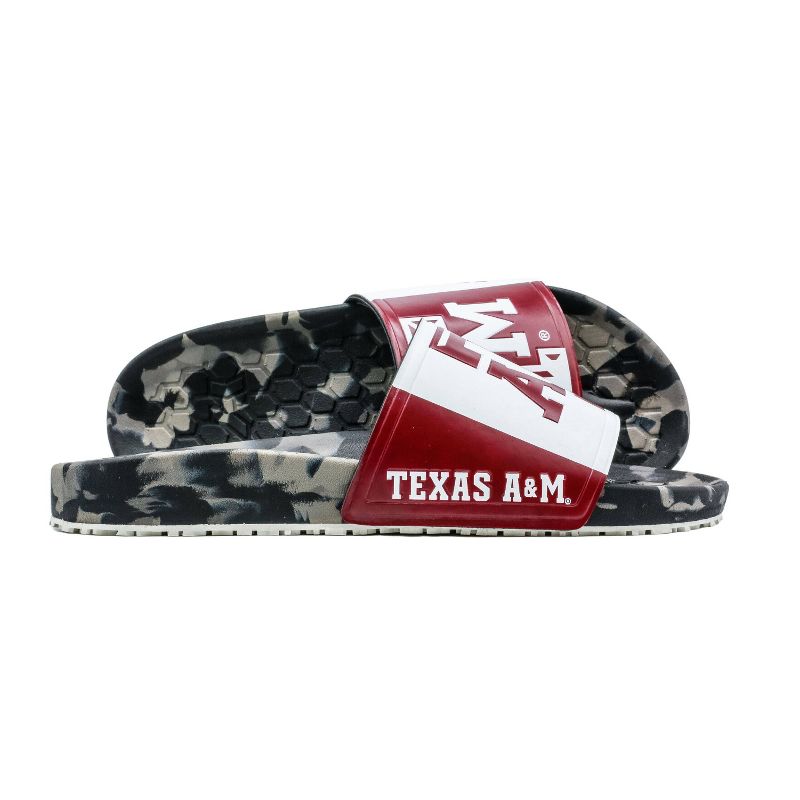 NCAA Texas A&M Aggies Slydr Pro Black Sandals - Red, 3 of 8