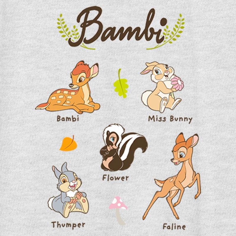 Women's Bambi Character Names Racerback Tank Top, 2 of 5