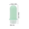 Unique Bargains Portable Leak-proof Strap Silicone Pump Bottle 1 Pc - 4 of 4