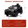 12V Ride on Car, Licensed Dodge Challenger Kids' Electric Car, Battery Powered Electric Vehicle with Remote Control - 2 of 4