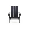 Okak Rustic Patio Folding Adirondack Chair Acacia Accent Chair for Porch,Garden&Backyard,Outdoor Lounge Chair,300lbs Max - 3 of 4