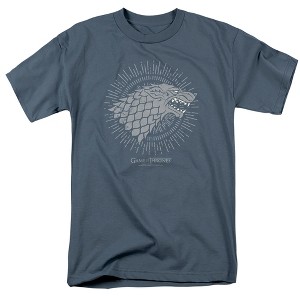 Game Of Thrones Stark Burst Sigils Adult T-Shirt - 1 of 4