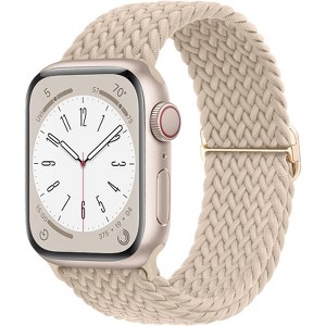 HTUTWOOO Braided Bands With Magnetic Clasp Compatible with Apple Watch Band 38mm 40mm 41mm 42mm 44mm 45mm 46mm 49mm, for Women Men - 1 of 4