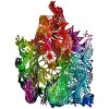 Adult Design By Humans Zen Botanical Rainbow Pride By EdgeWaresT-Shirt - 2 of 2