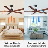 BestParts 60"  Ceiling Fan With Light, DC Motor, Remote Control, Reversible 6-Speed Fan for Medium Rooms, Quiet Energy Efficient Indoor Fan Black - 4 of 4