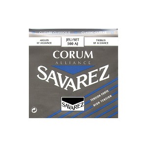 Savarez 500AJ Alliance Trebles Corum Basses High Tension Nylon Guitar String Set - 1 of 1