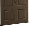 Rubbermaid Large Plastic Weatherproof Outdoor Storage Shed with Double Wall Construction for Backyard, Garden, and Patio, Canteen Brown/Putty - 4 of 4