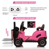 12V Ride On Forklift Car, Kids Battery Powerd Electric Ride On Car with Liftable Fork and Pallet, Remote Control, Music - 4 of 4