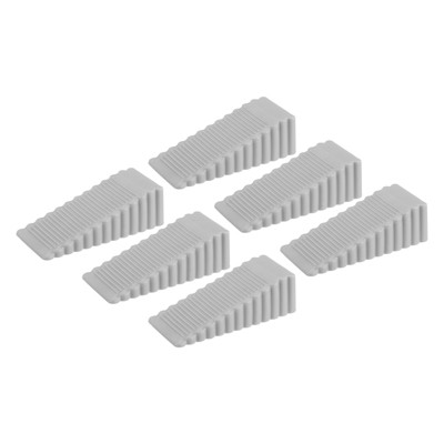 Unique Bargains ABS Anti-Slip Mini Size Wide Applications Door Stop 6 Pcs