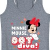 Women's - Disney - Minnie Dot Diva Graphic Racerback Tank - 2 of 4