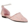 Shrami Pearl & Rhinestone Strap Flat Women Sandals - 3 of 4