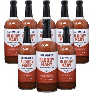 Cutwater Mild Bloody Mary Mix - 1L Bottles- 25 Calories Fat-Free - Full-Bodied Flavorful Mixer - 1 of 4