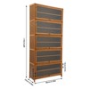 YIYIBYUS 11 Tiers Shoe Storage Cabinet, Free Standing Shoes Shelf Organizer with Doors - 3 of 4