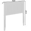 AFI Furnishings Nantucket Twin Headboard with Turbo Charger in White - 2 of 4