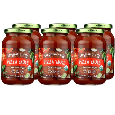 Organicville Pizza Sauce - Case of 6/15.5 oz