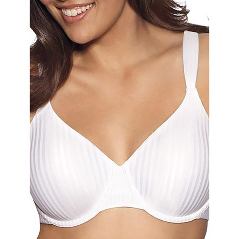 Playtex Perfectly Smooth Wirefree Bra 4707 - White Stripe Size 40D for sale  online