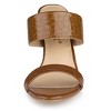 Allegra K Women's Open Toe Stiletto Heel Slide Sandals - 3 of 4