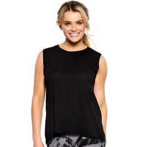Felina Women's Velvety Soft Slub High-Low Shell Tank - 1 of 2