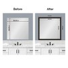 Amanti Art Mirror Makeover Bathroom Mirror Frame Border Kit - Fully Assembled Peel and Stick Frame - Mirror NOT Included - Accent Bronze Narrow Trim - 4 of 4