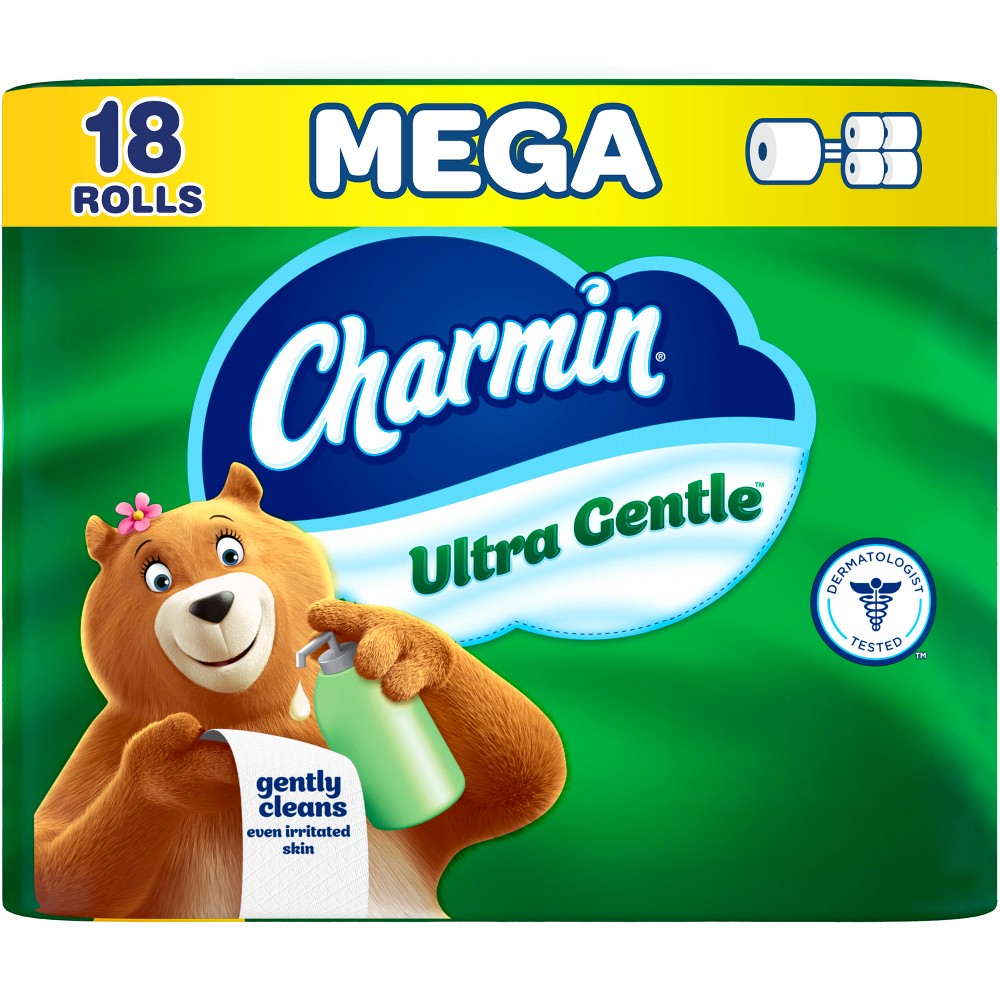 Charmin Ultra Gentle Toilet Paper - 18 Mega Rolls