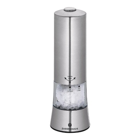 July Home Premium Gravity Electric Salt and Pepper Grinder, Battery  Operated, LED Light