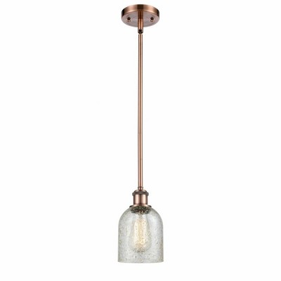 Caledonia - 1 Light Mini Pendant In Industrial Style-10 Inches Tall and 5 Inches Wide