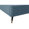 Manhattan Comfort Crosby Modern Velvet Upholstered Bed - 4 of 4