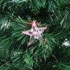 Northlight 4" Prelit Artificial Christmas Tree Fiber Optic With Color Changing Stars - 3 of 3