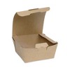 Pactiv Evergreen EarthChoice Tamper Evident OneBox Paper Box, 4.5 x 4.5 x 2.5, Kraft, 312/Carton - 4 of 4