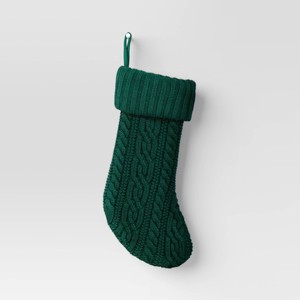 20" Cable Knit Christmas Stocking - Wondershop™ - 1 of 3