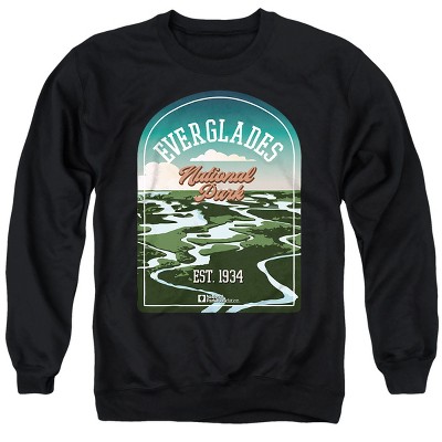 Men's Everglades National Park Illustrated Landscape Crewneck Sweatshirt