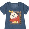 - Pokémon - Fuecoco Stats Graphic Short Sleeve Fleece Dress - 2 of 4