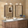 Apmir 22 in. W x 30 in. H Rectangular Aluminum Alloy Framed and Tempered Glass Wall Mirror in Matte Black - 3 of 4