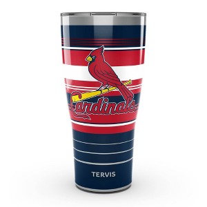 MLB St. Louis Cardinals 30oz Hype Stripes Stainless Steel Tumbler - 1 of 4