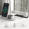 CIPACHO Set of 2 Side Tables with Charging Stations and LED Lights, End Tables with Drawer and Shelves for Living Room, White - 4 of 4