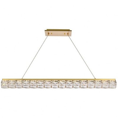 Elegant Lighting Valetta 1 - Light Pendant in  Gold