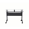 Metal & Synthetic Wood Modern Music Recording Studio Desk with Keyboard Tray - 3 of 4