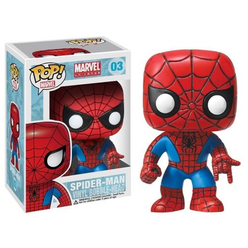 Figurine Funko Pop Bobble Spider Man Noir à Prix Carrefour