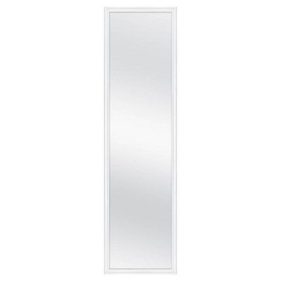 Framed Door Mirror White Room, Over The Door Mirror White Target