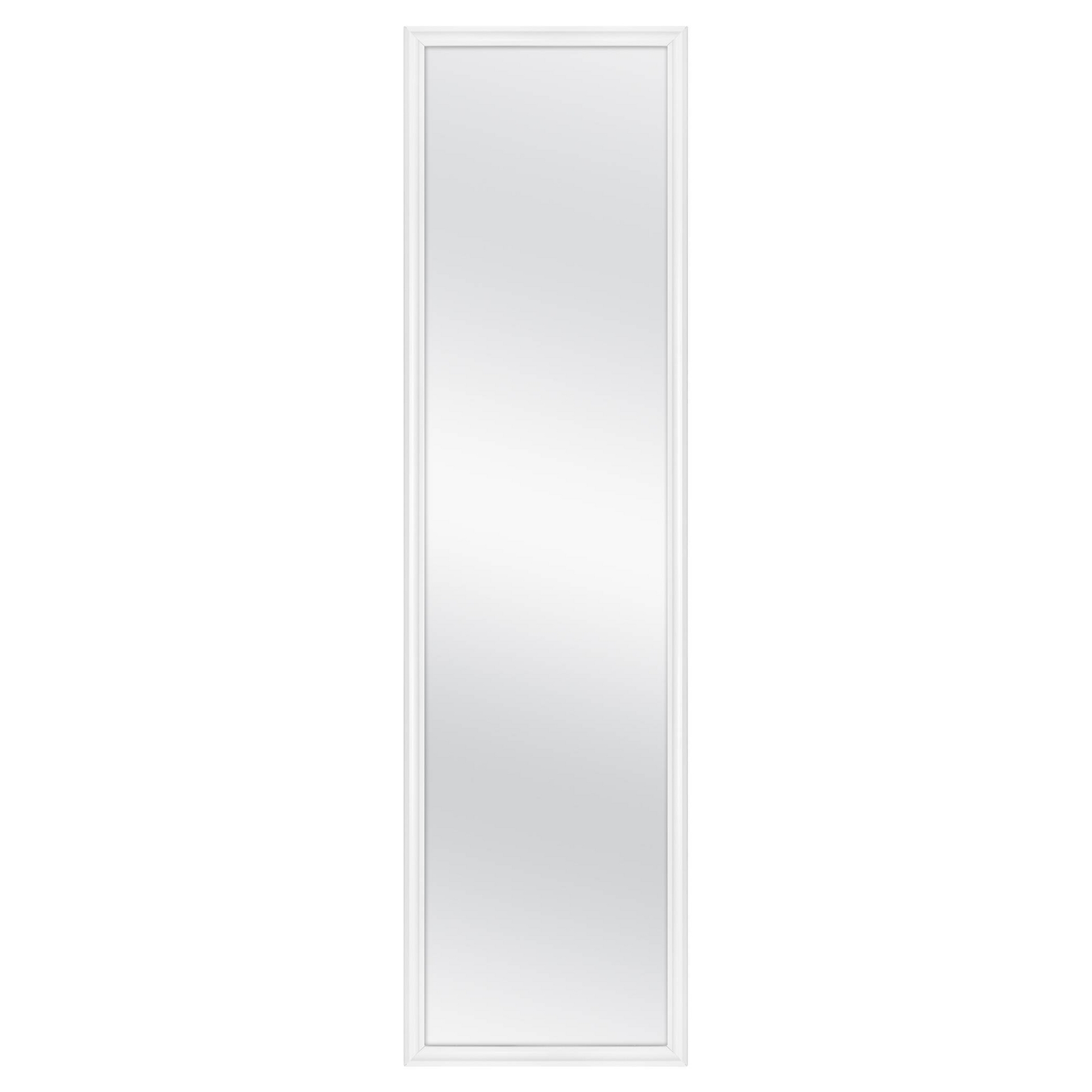 13.5"x49.5" Framed Door Mirror White - Room Essentials™