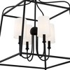 Crystorama Lighting Sylvan 4 - Light Chandelier in  Black Forged - 3 of 4