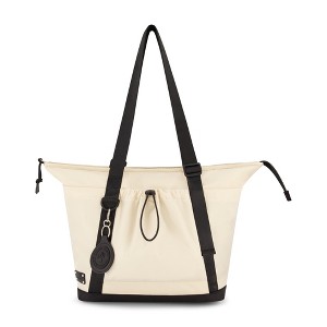 Bearpaw Women's Large Tote Bag Waterproof Nylon Tote for Gym, Travel, and Work - Everyday Shoulder Bag, Yoga Bag, and School Bag for Women - 1 of 4