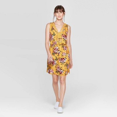 mustard dress target