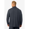 KingSize Men's Big & Tall Supersoft Jersey 1/4 Zip Pullover - 3 of 4