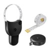 Unique Bargains Automatic Retractable Fitness Tailor Tape Double Scale Rulers and Measuring Tools 150cm/60 Inch 3 Pcs - 3 of 4