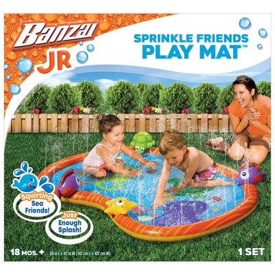 Banzai 58 Inch Sprinkle Friends Outdoor Water Play Mat