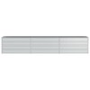 vidaXL Metal Garden Raised Bed - Durable Outdoor Patio Planter in Silver Galvanized Steel - 94.5"x15.7"x17.7" for Balcony, Garden, and Yard - 4 of 4